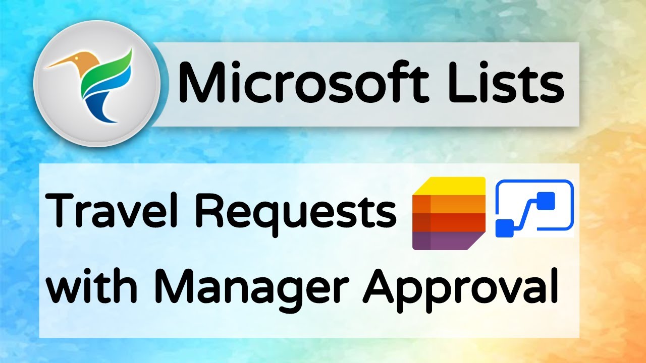 Списки Microsoft с Power Automate — список заявок на поездки и утверждение менеджером
