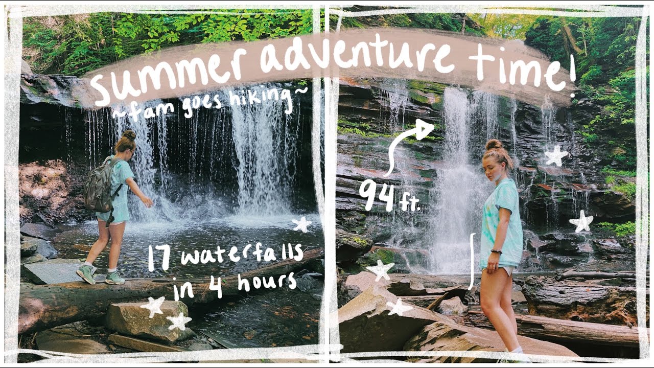SUMMER DAY IN MY LIFE VLOG: family hiking adventure ft. 17 waterfalls