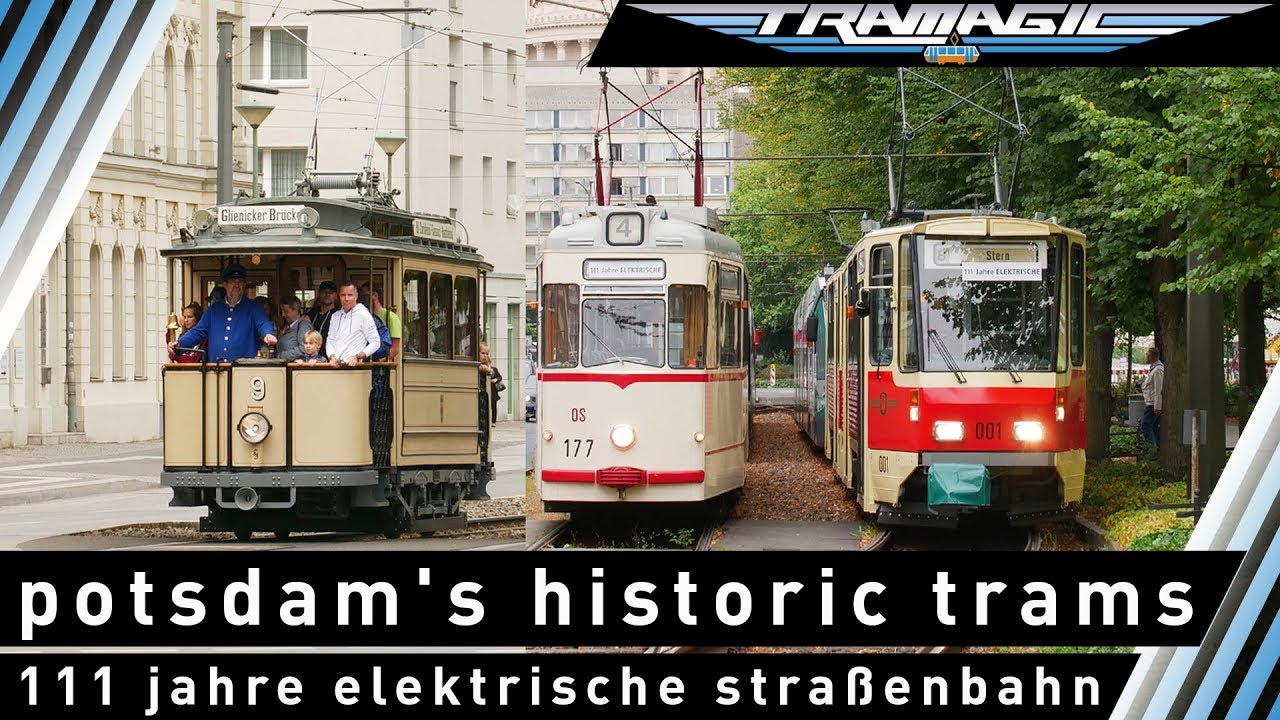 111-летний электрический трамвай в Потсдаме