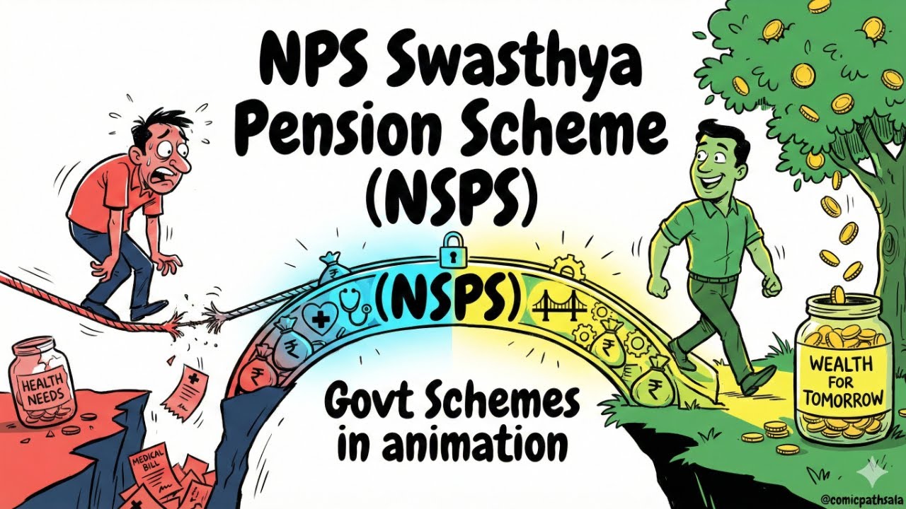 NPS Swasthya Pension Scheme Explained | New PFRDA Health Rules  | Govt schemes in ANIMATION