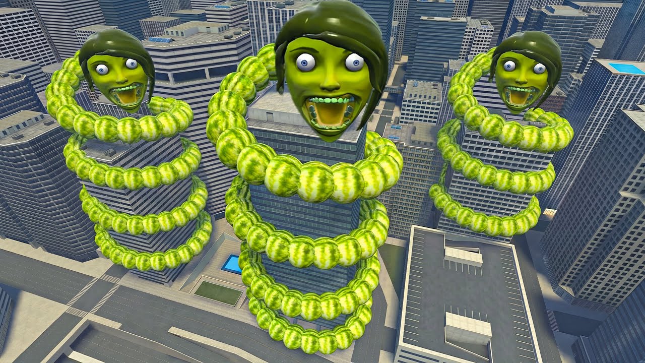 I BECOME ROBLOX HUNGRY LIN GANG WORM VS ALL DINOSAURUS In Garry's Mod