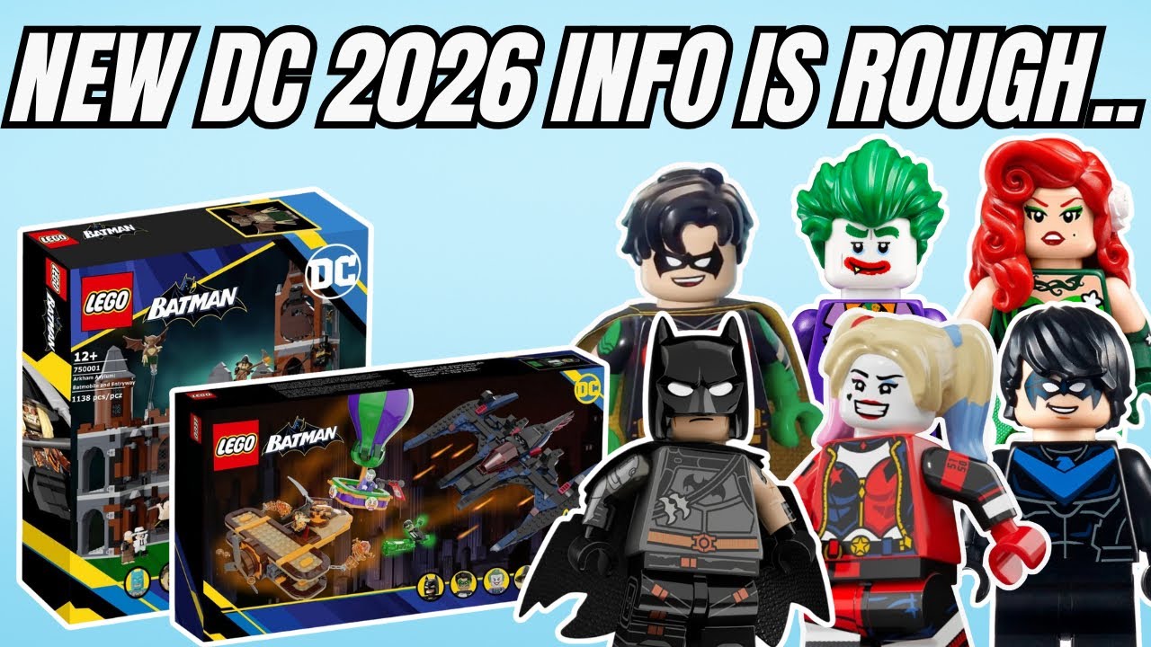 РАЗОЧАРОВАНИЕ!.. Информация о новом наборе LEGO DC 2026 года уже здесь.. (Джокер и Бэтмен СНОВА!)