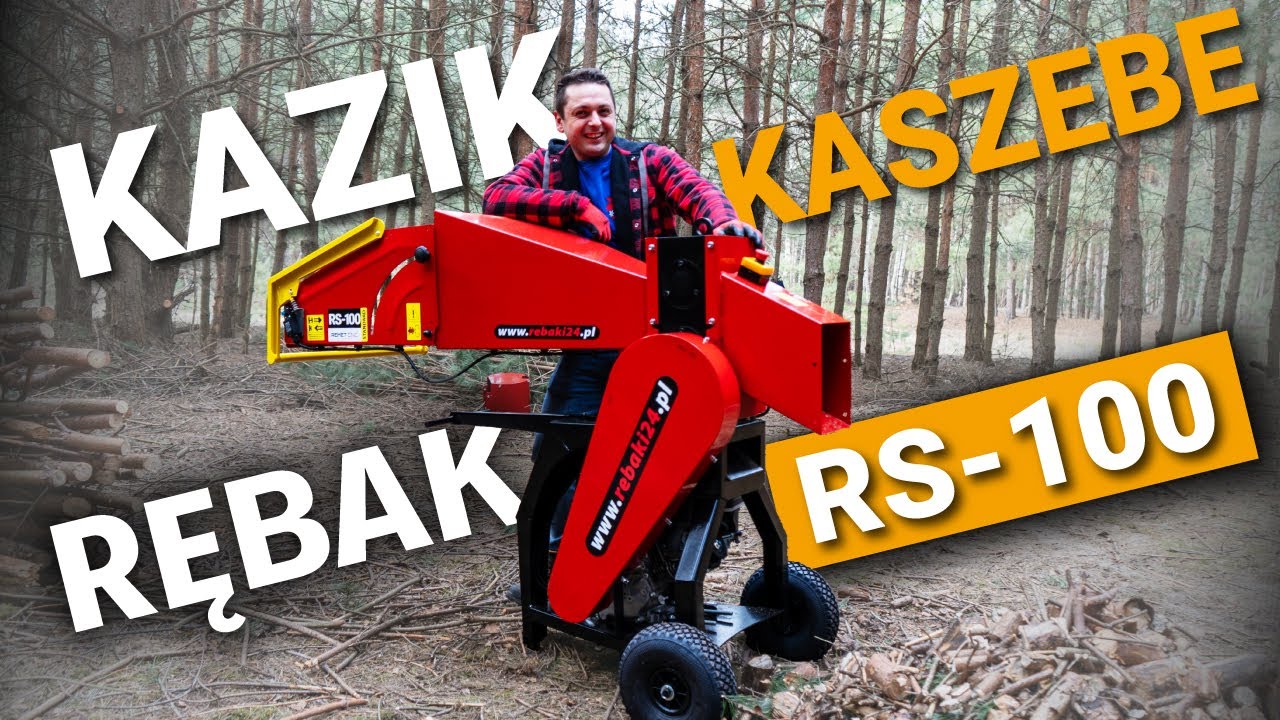 𝗞𝗮𝘇𝗶𝗸 𝗞𝗮𝘀𝘇𝗲𝗯𝗲 testuje dla was rębak spalinowy 𝗥𝗦-𝟭𝟬𝟬 o mocy 𝟭𝟱 𝗞𝗠 ‼ 💥#agrotech #targikielce