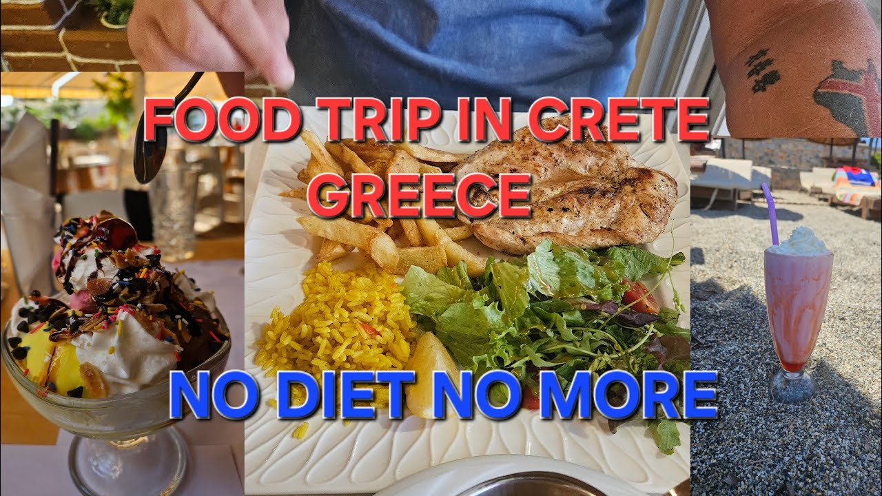 DELICIOUS FOOD IN CRETE GREECE II DIET NO MORE II HOLIDAY IN GREECE