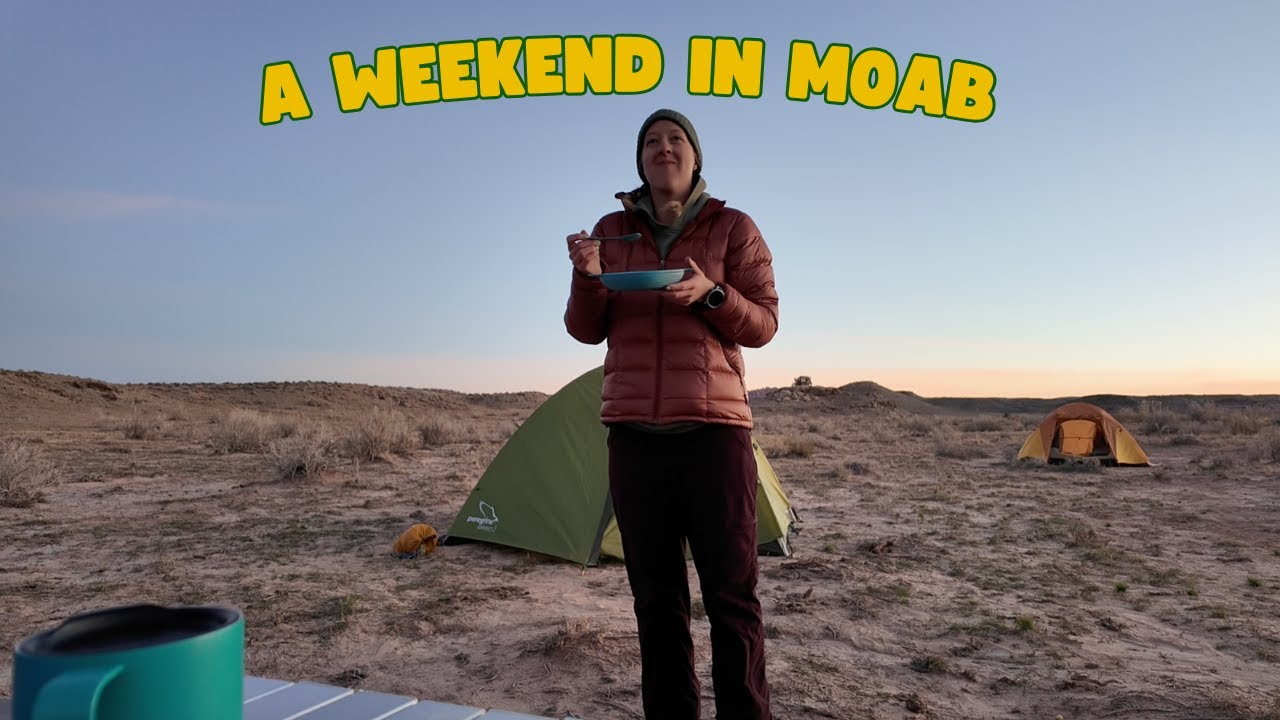 A Weekend in Moab | Camping, Biking, Trail Half Marathon