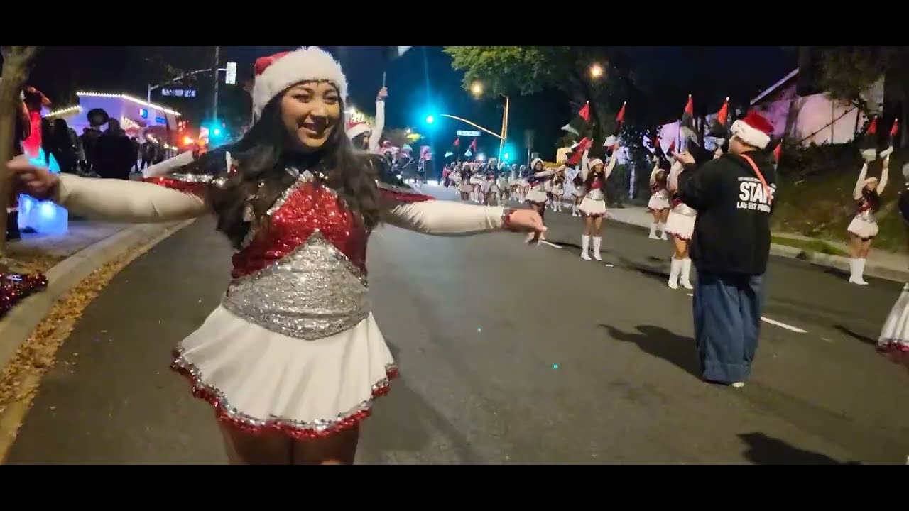 BHS 12-06-25 Peninsula Parade of Lights Phineas Banning High School Marching Pilots