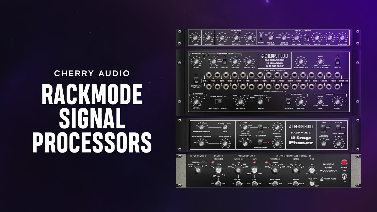 Cherry Audio Rackmode Signal Processors - 6 Min Walkthrough Video (60% off for a limited time)