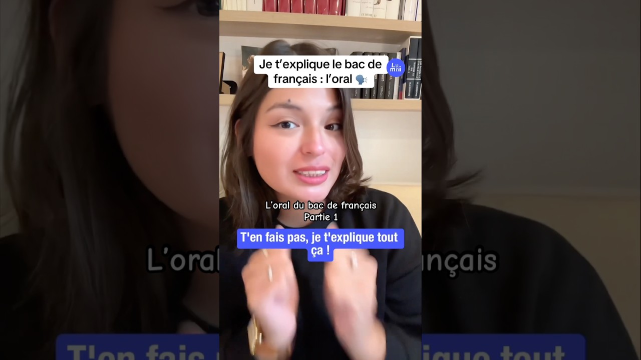 L&rsquo;oral du bac de fran&ccedil;ais - Partie 1, avec S&eacute;l&egrave;ne