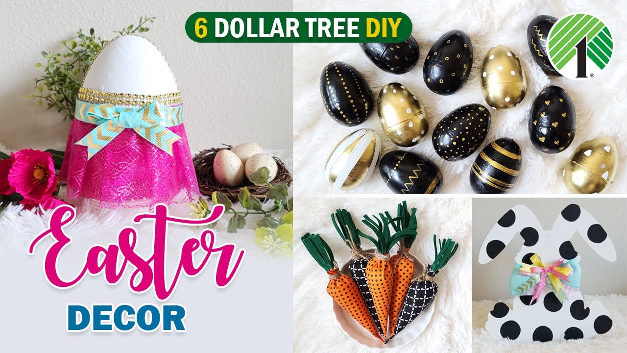*NEW* DOLLAR TREE EASTER DIY 2021 | EASY AND AFFORDABLE $1 DIY Easter Crafts and Decor Ideas
