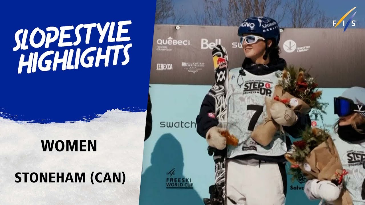 Teen sensation Tabanelli tops Slopestyle in Stoneham | FIS Freeski World Cup 24-25