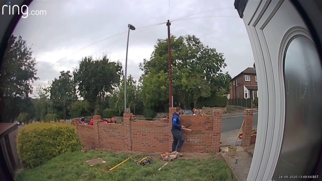 Bricklaying Part 14 - 22 Metre Wall - Building the wall panels Day 7 pt 2