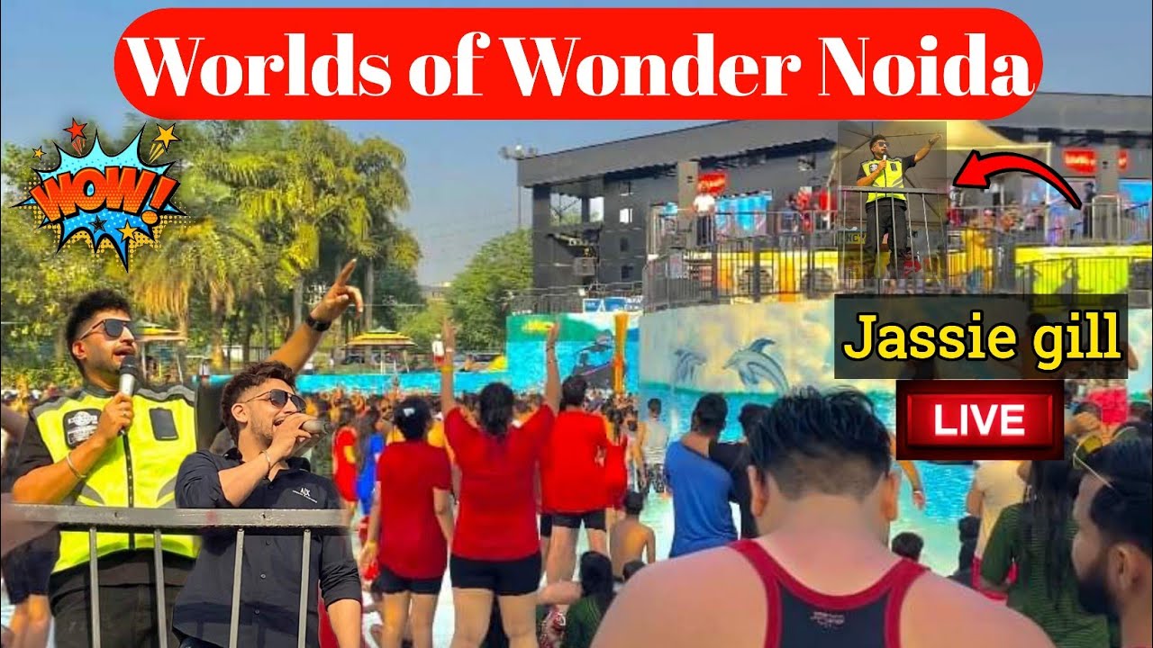 Worlds of wonder Noida//Jassie gill & Babbal Rai live❤️@NomadSonuVlogs