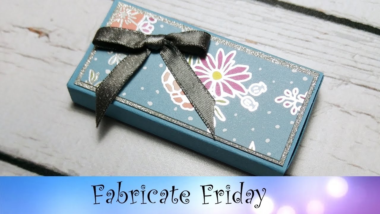 Merci Chocolate Match Box featuring Stampin' Up!® Products