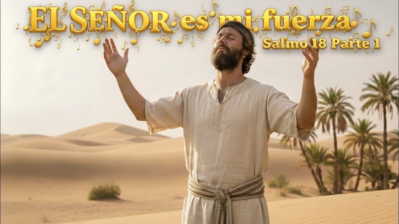 El SEÑOR es mi fortaleza - Salmo 18 | Reina Valera 1960 | Música Hebrea Antigua (Arpa de David) 🪉