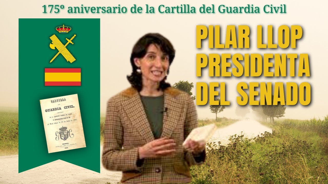 Pilar Llop, Presidenta del Senado, 175 Aniversario de la Cartilla del Guardia Civil.