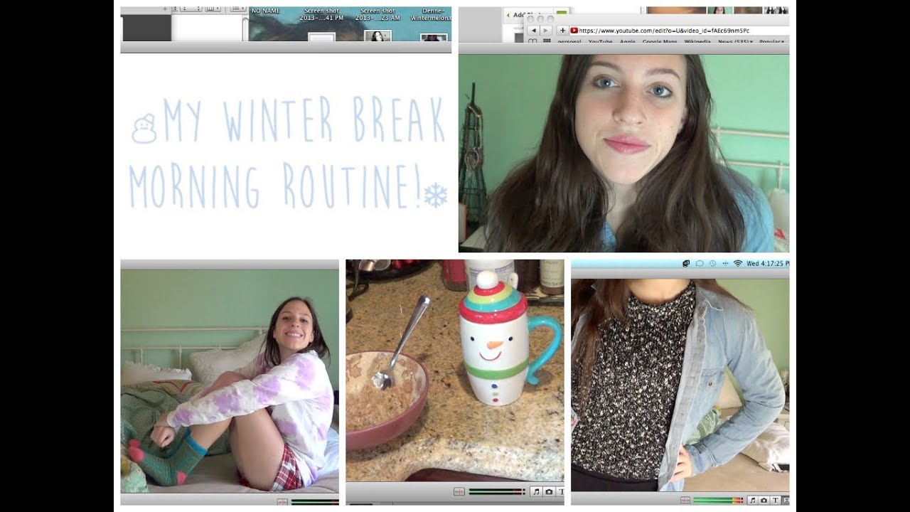 WINTER BREAK MORNING ROUTINE!