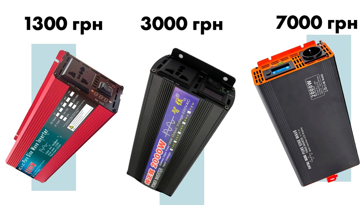ТОП інверторів 2025: найкращі ІНВЕРТОРИ з Aliexpress. Чиста синусоїда!