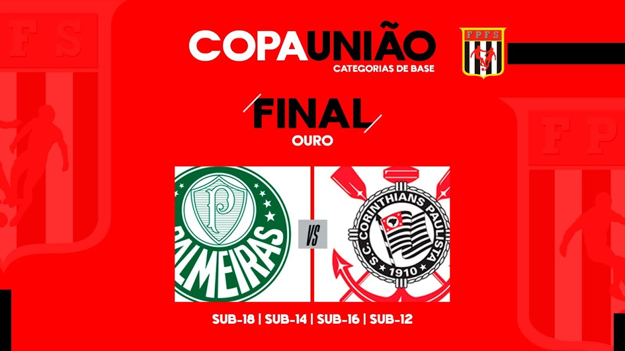 COPA UNIÃO DE FUTSAL 2025 | FINAIS| CAT. BASE | AO VIVO   PALMEIRAS x CORINTHIANS #derby