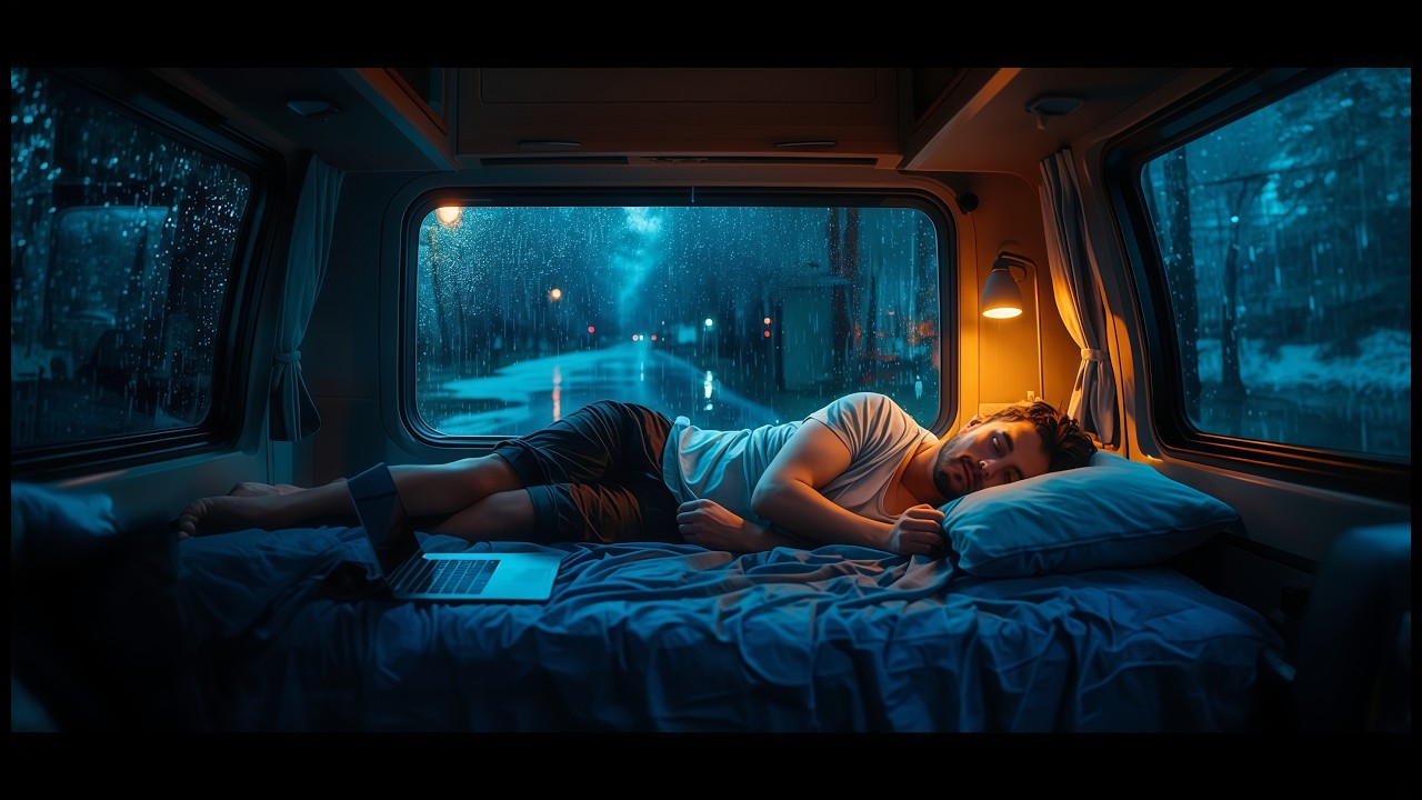 Sleep Instantly! Heavy Rain Sounds to Beat Insomnia & Relax Deeply – No Ads