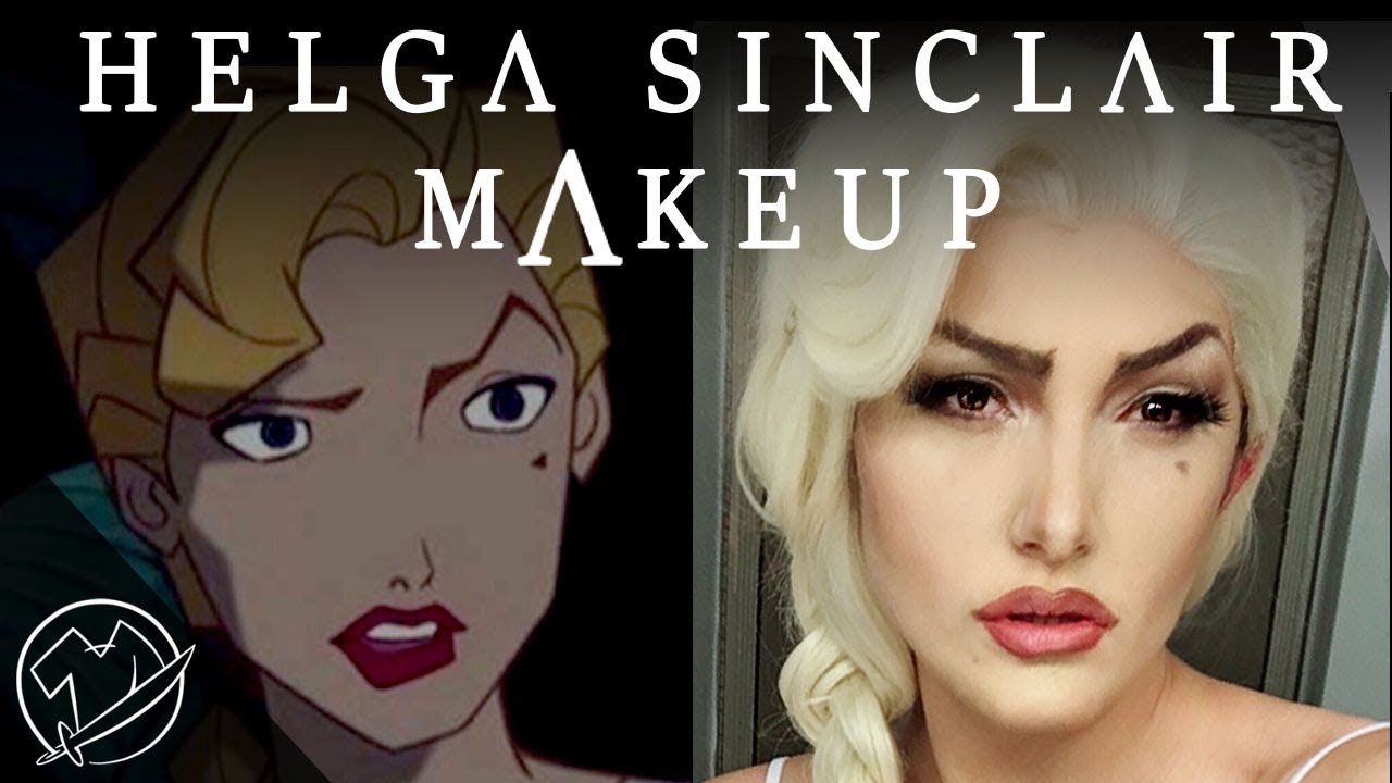 Hardcore Female Character Makeup -  Helga Sinclair