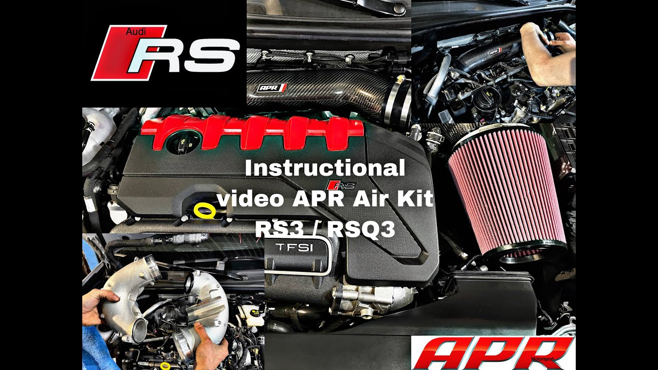 Audi RS3 / RSQ3 Instructional video from the assembly APR Air Kit