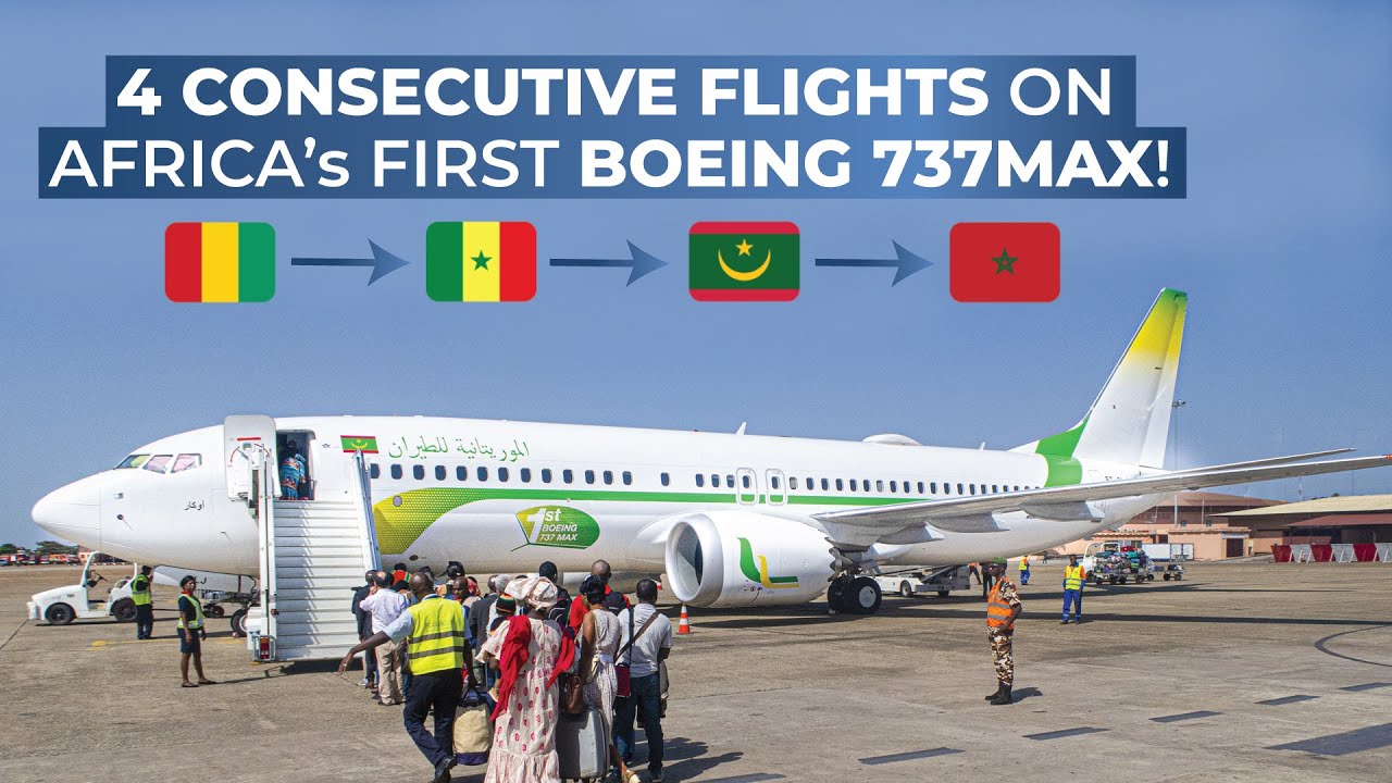 TRIPREPORT | Mauritania Airlines | Boeing 737 MAX | Conakry-Dakar-Nouakchott-Nouadhibou-Casablanca