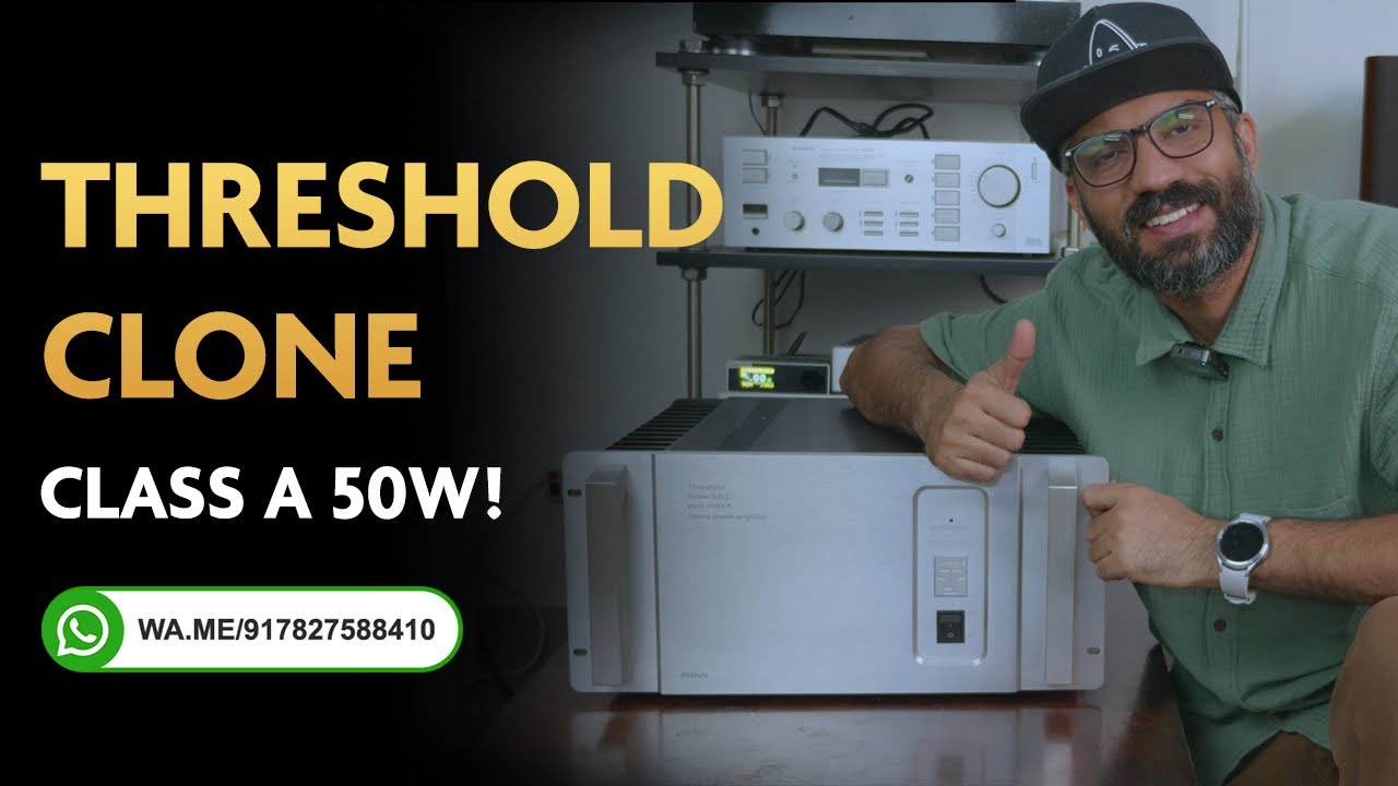 Threshold SA3 Clone Class A Power Amplifier Review | Huge 50W Pure Class A!