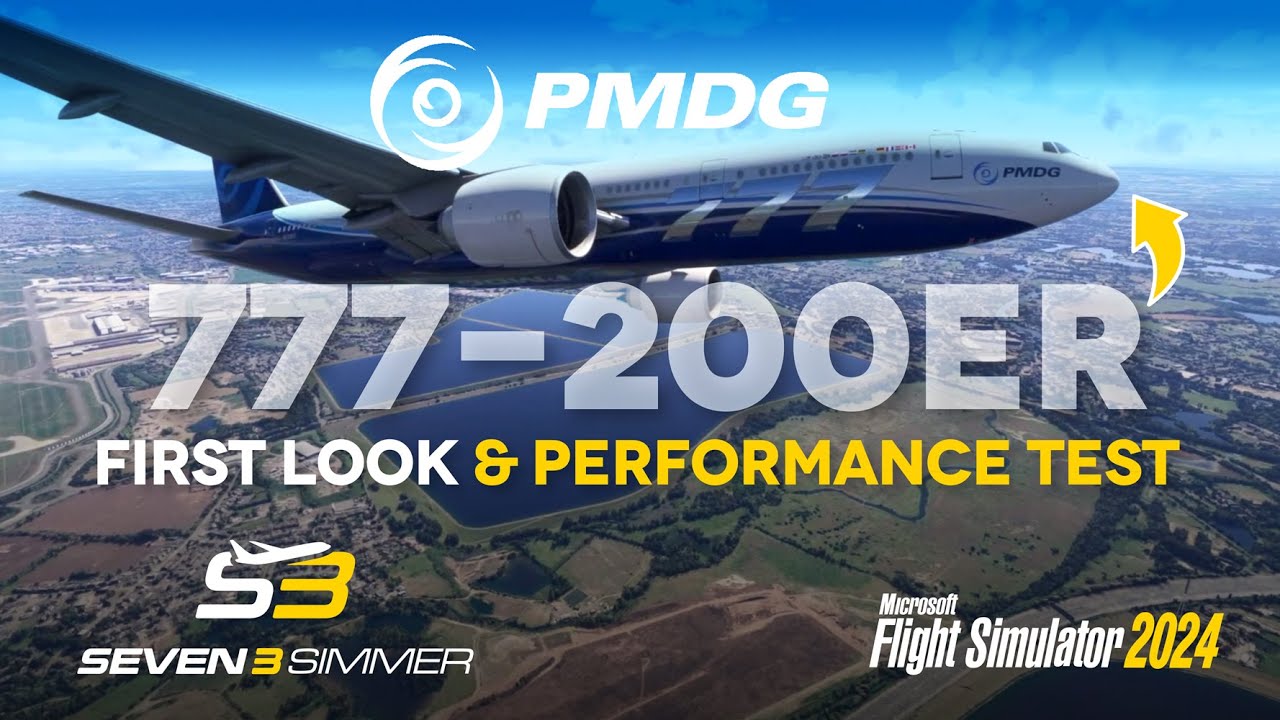 PMDG 777-200ER: первый взгляд и тест производительности #microsoftflightsimulator #msfs2024 #msfs