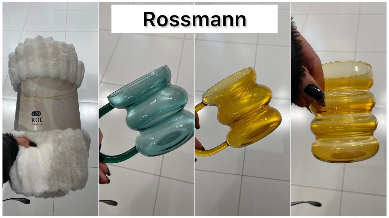ROSSMANN MEGA SZKLANKI KOLEKCJA BOMBEL PLUS WYPRZEDAŻ