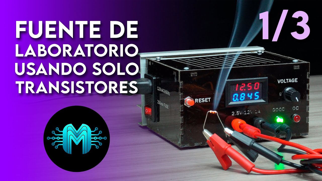 Fuente de laboratorio SOLO A TRANSISTORES | 1/3 Creando el circuito