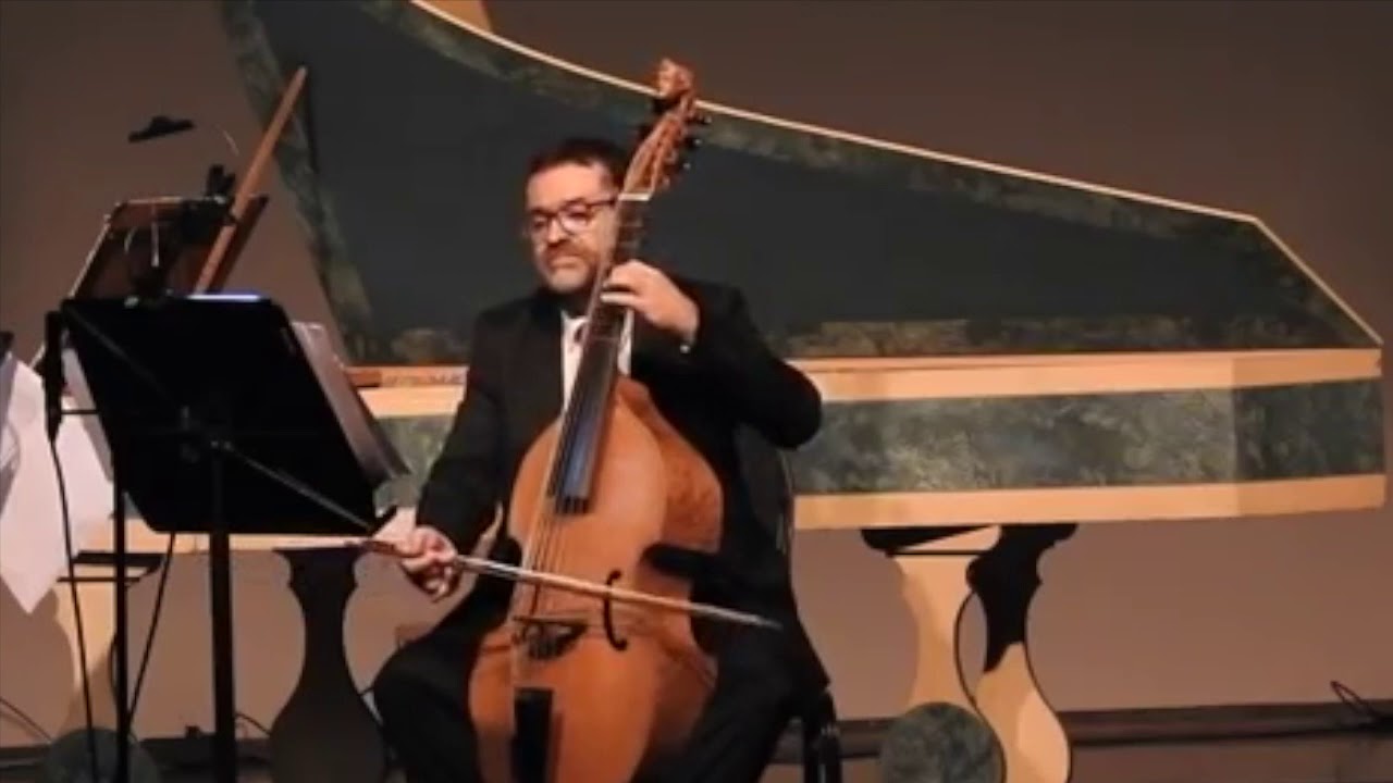 Carl Friederich Abel: Adagio in d minor-Juan Manuel Quintana, Bass Viol
