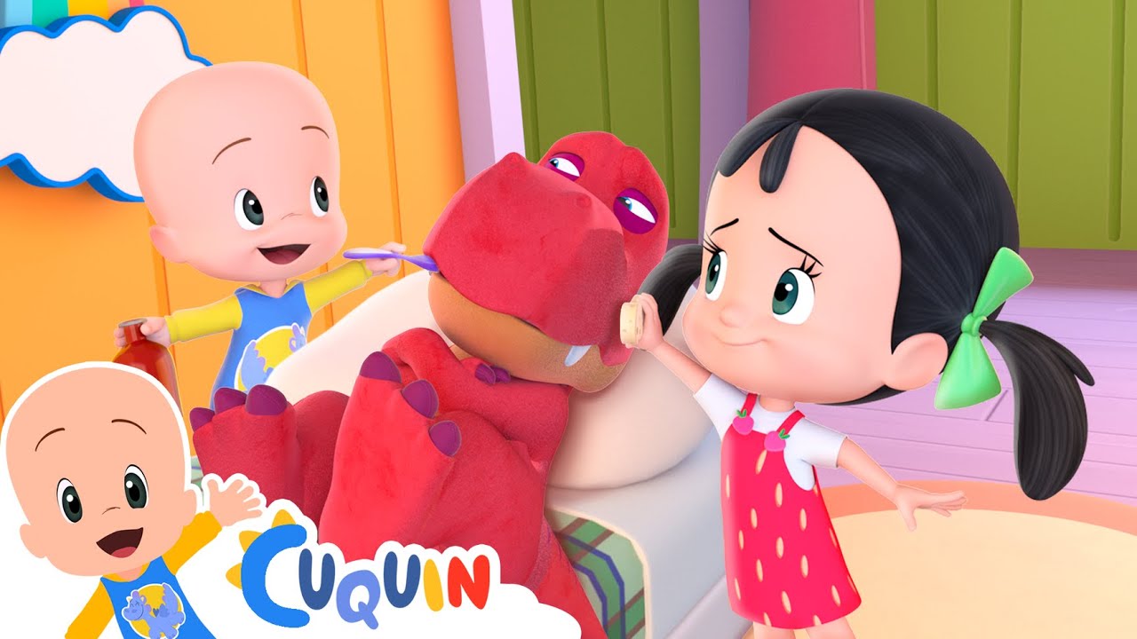O Dr. Cuquin cura o dinossauro - episódios e rimas infantis de Cleo e Cuquin