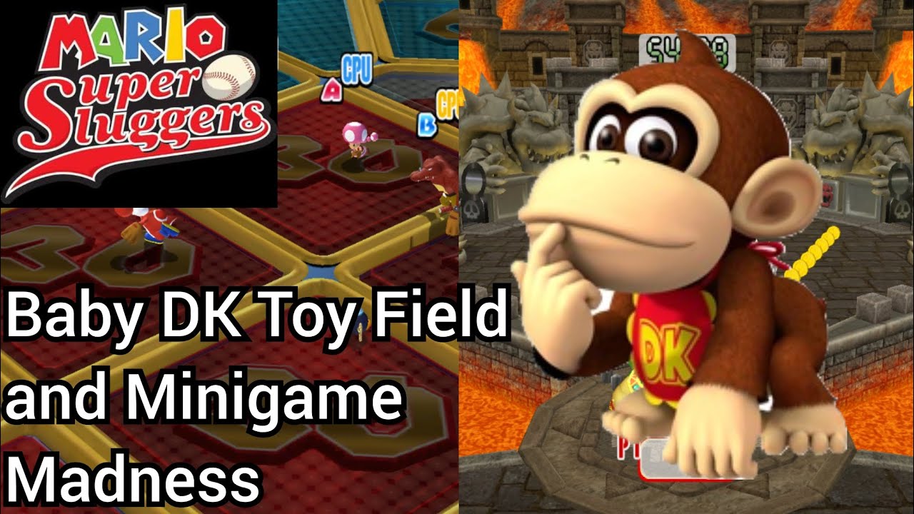 Baby DK in Toy Field and Minigame Madness | Mario Super Sluggers #76