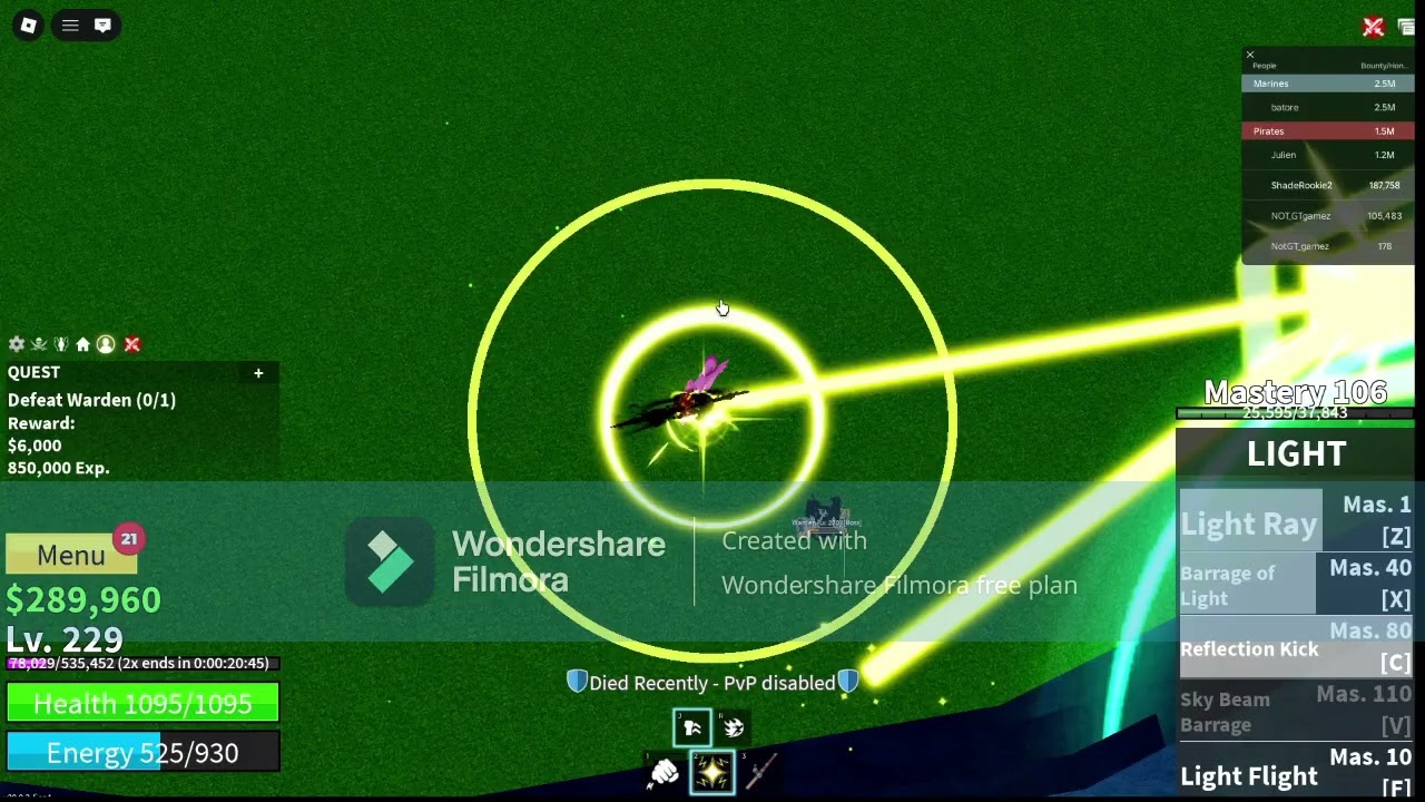 blox friut from 220 lvl to 265 lvl