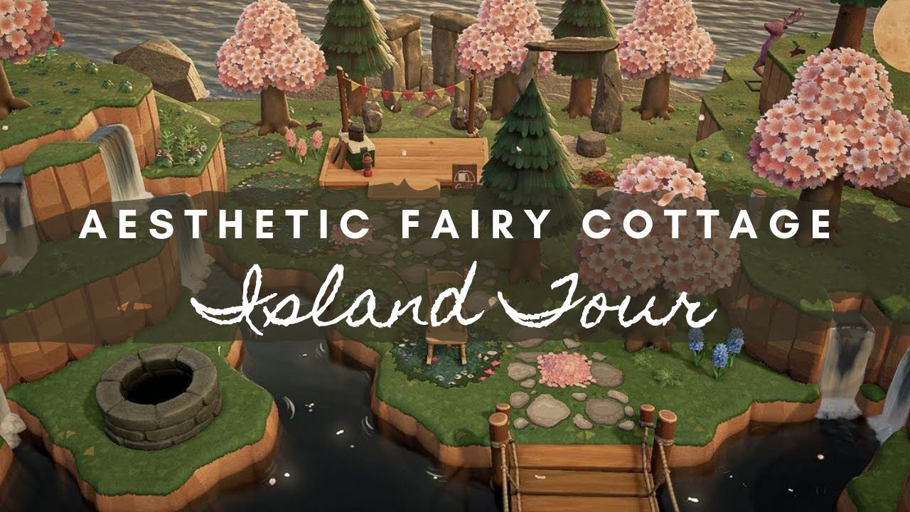 COTTAGE + FAIRYCORE ISLAND TOUR | Animal Crossing New Horizons