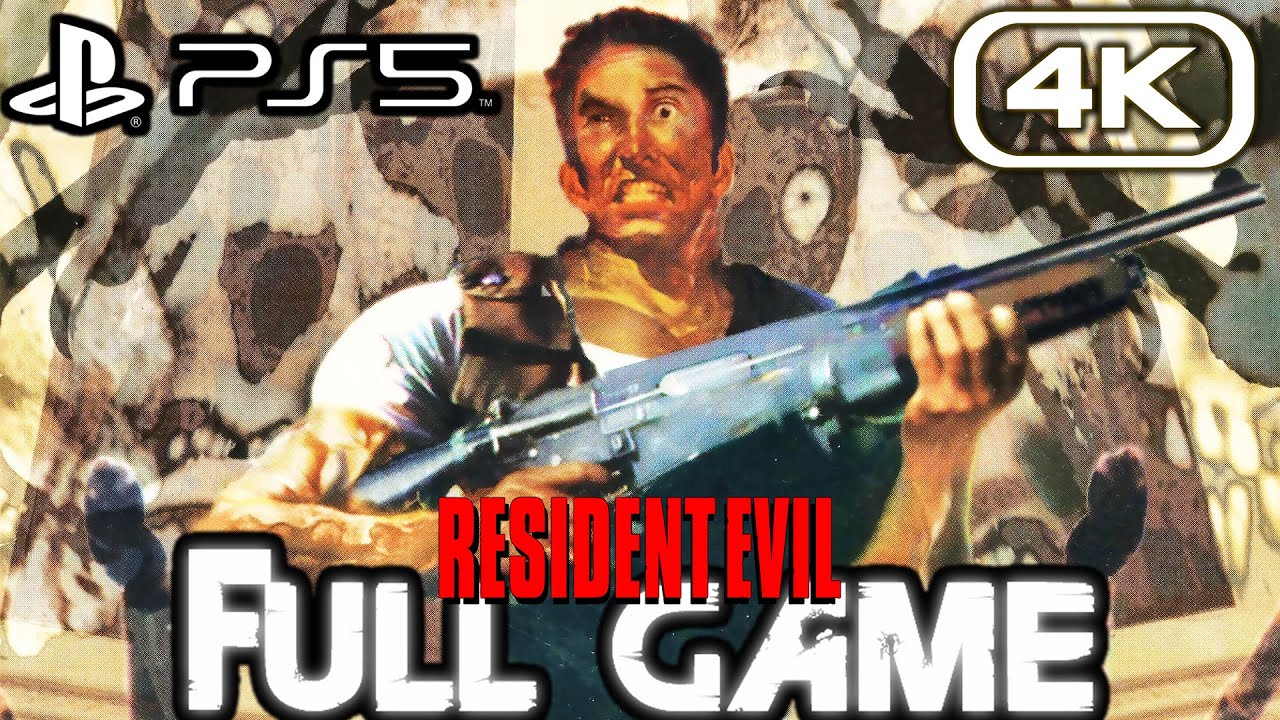 RESIDENT EVIL DIRECTOR'S CUT PS5 Gameplay Walkthrough FULL GAME (4K 60FPS) No Commentary