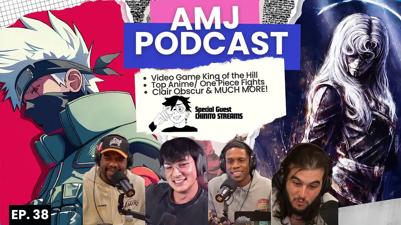 Top Anime FIGHTS, Video Game recommendations & One Piece moments | AMJ Podcast ft Chinito Streams