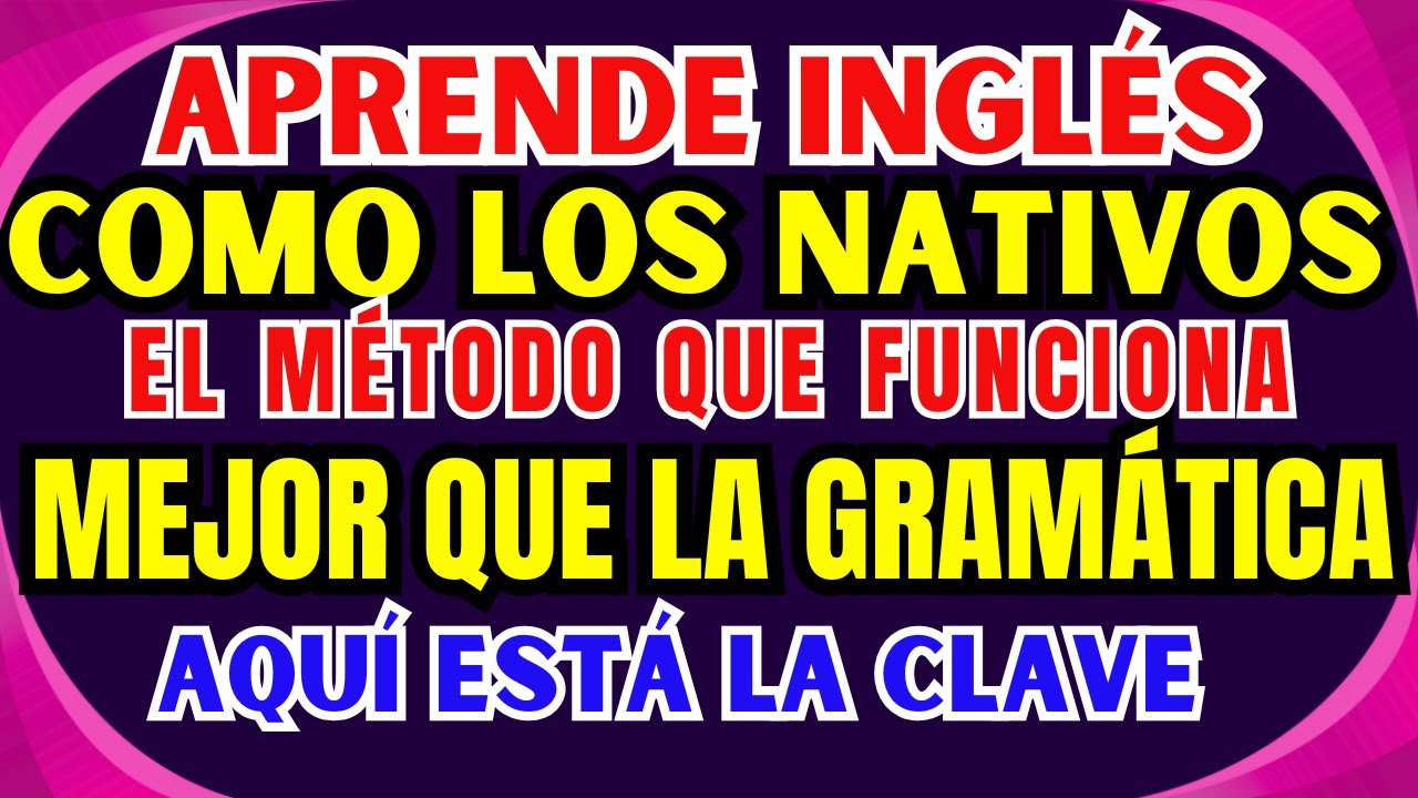 🇺🇸 Hablar Ingl&eacute;s con Fluidez No Depende de la Gram&aacute;tica Aqu&iacute; Est&aacute; la Clave 🚀