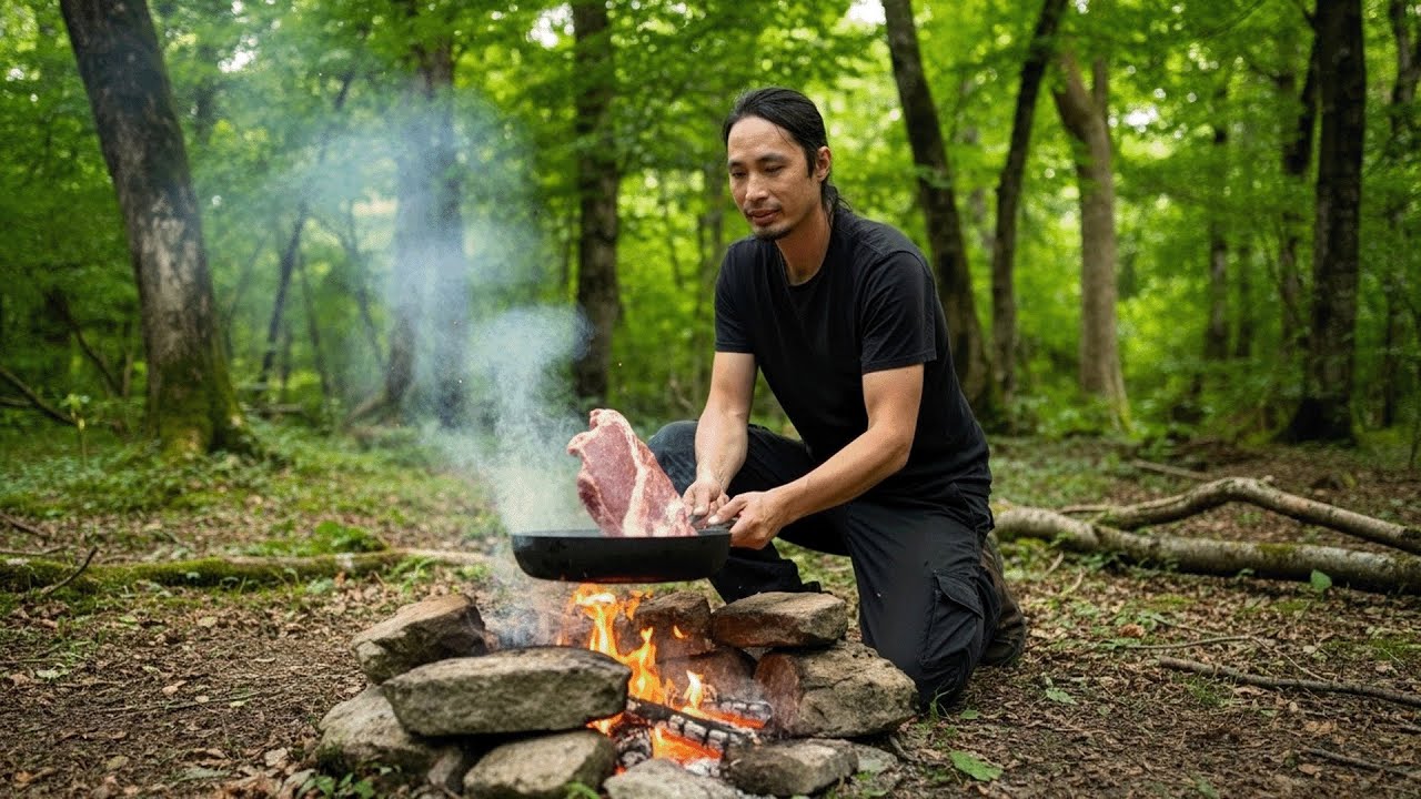 Deep Forest Survival | Searching for Food in an Untouched Forest Where No One Has Been