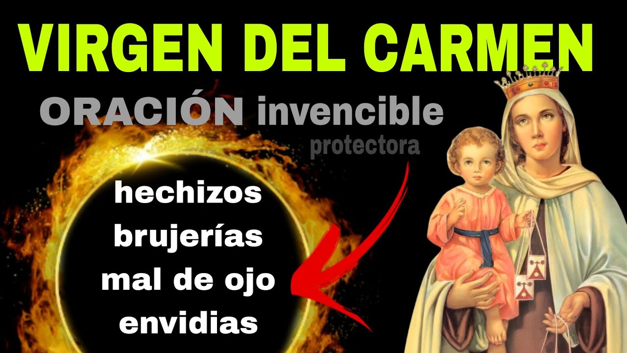 ⭕️ VIRGEN del CARMEN Oracion de PROTECCION FUERTE | Obtén la CÉDULA de Protección Virgen del Carmen