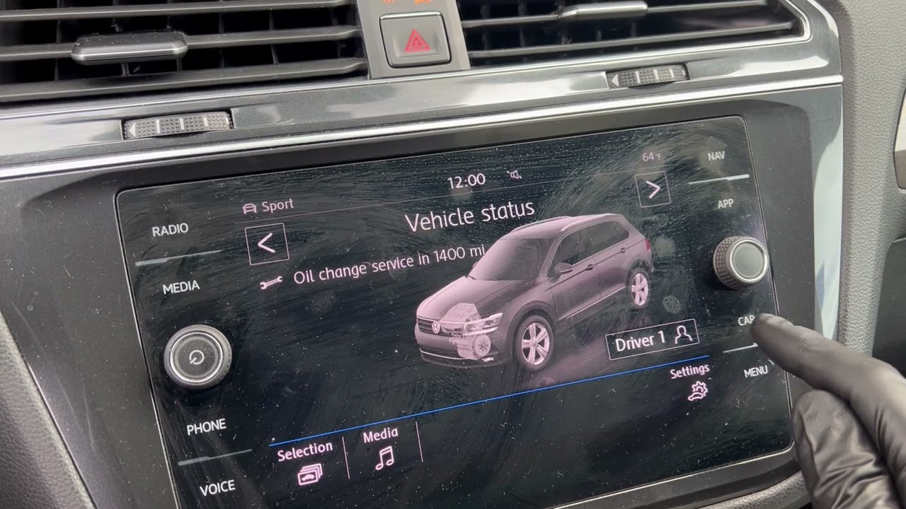 How to Reset 2018 VW Tiguan Tire Pressure Monitoring System - TPMS Light