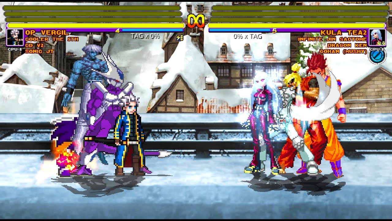 Inevitable Demise! Team OP Vergil vs Team Kula TEA2 [IKEMEN GO/Mugen]
