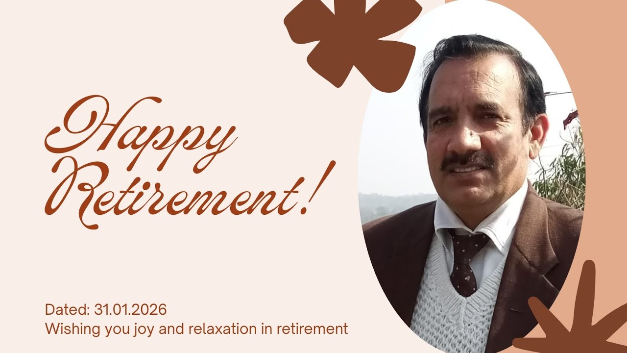 Retirement Of Sh. Vinod Kumar Sharda 