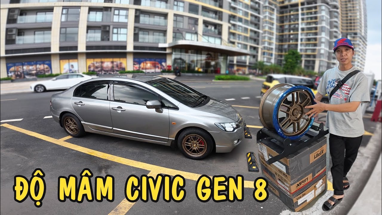 Thiện Red Độ Mâm Cho CIVIC Gen 8 MT - Hành Trình Trẻ Hóa Vịt Già