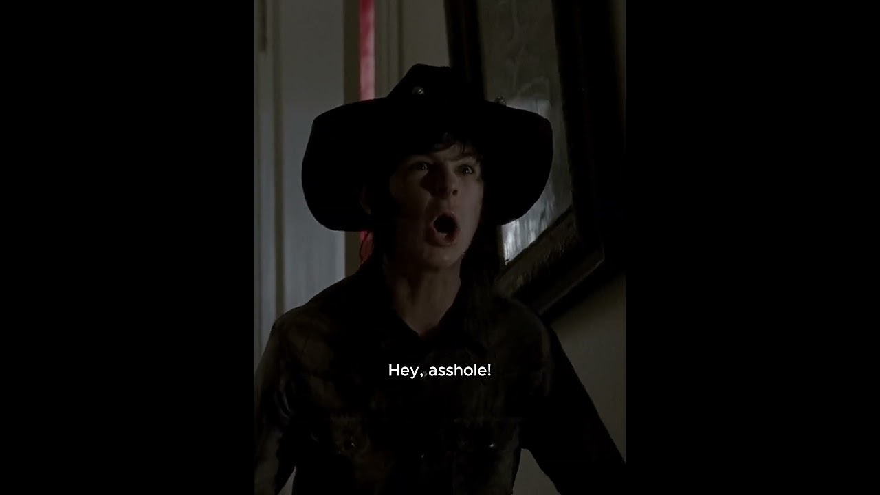 Carl Swears | The Walking Dead #shorts #thewalkingdead #carlgrimes #rickgrimes