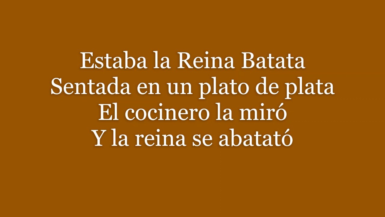 LA REINA BATATA- de Maria Elena Walsh
