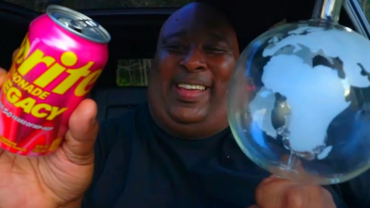 Sprite Lymonade Legacy Chug out of a Huge Globe!