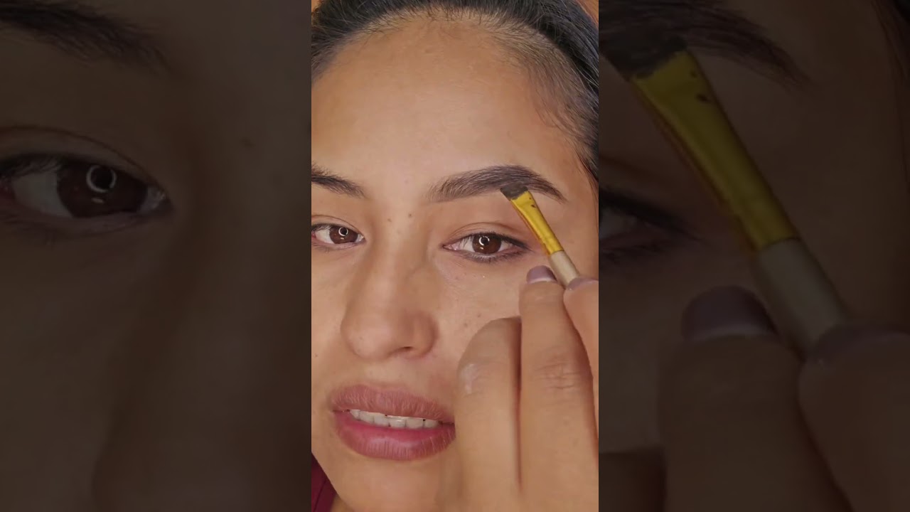 Como maquillar cejas con sombra en polvo