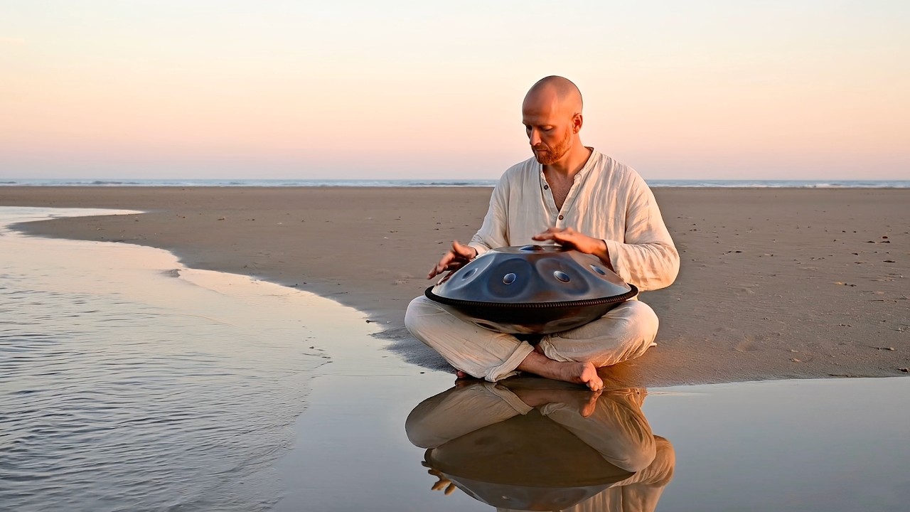 Healing River ( 1111 ) Hz | 1 hour handpan music | Handpan Horizon