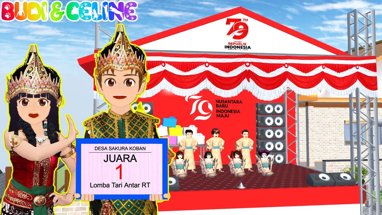 Spesial 1 Jam Yuta Mio Juara 1 Lomba Menari 17 Agustusan🏆Kak Sakura Bangga | Sakura School Simulator